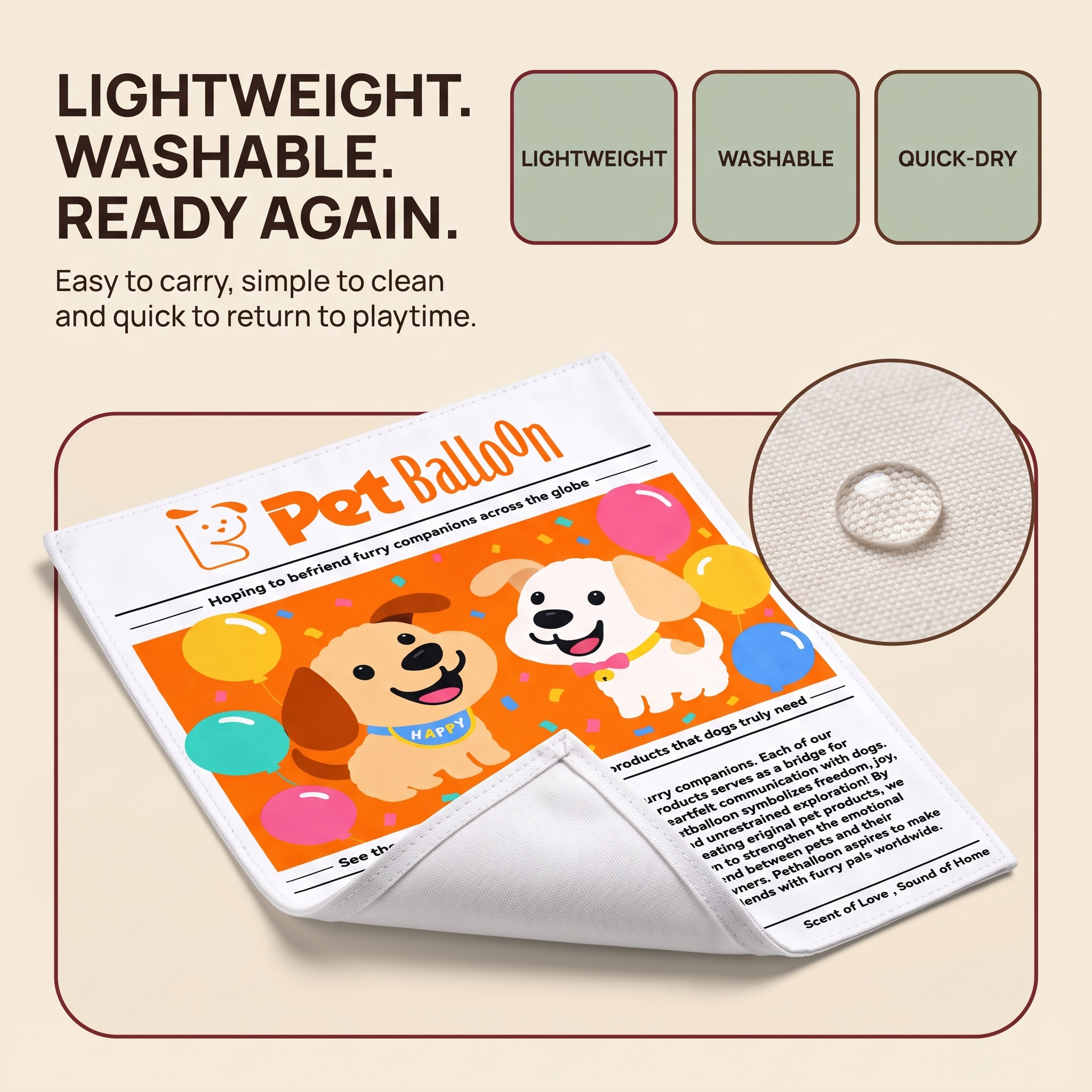 The Daily Tug — Durable Crinkle Newspaper Toy